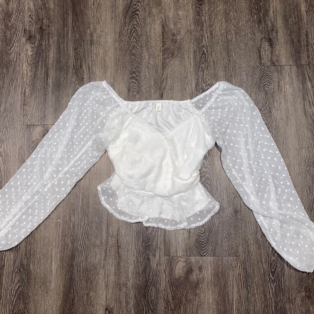 White Peasant Top, from Francesca’s. Size xs